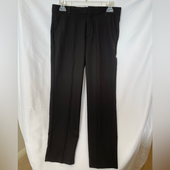 NWT Izod Boys Black Flat Front Stretch Devant Plat Extensible Dress Pants - Picture 2 of 6